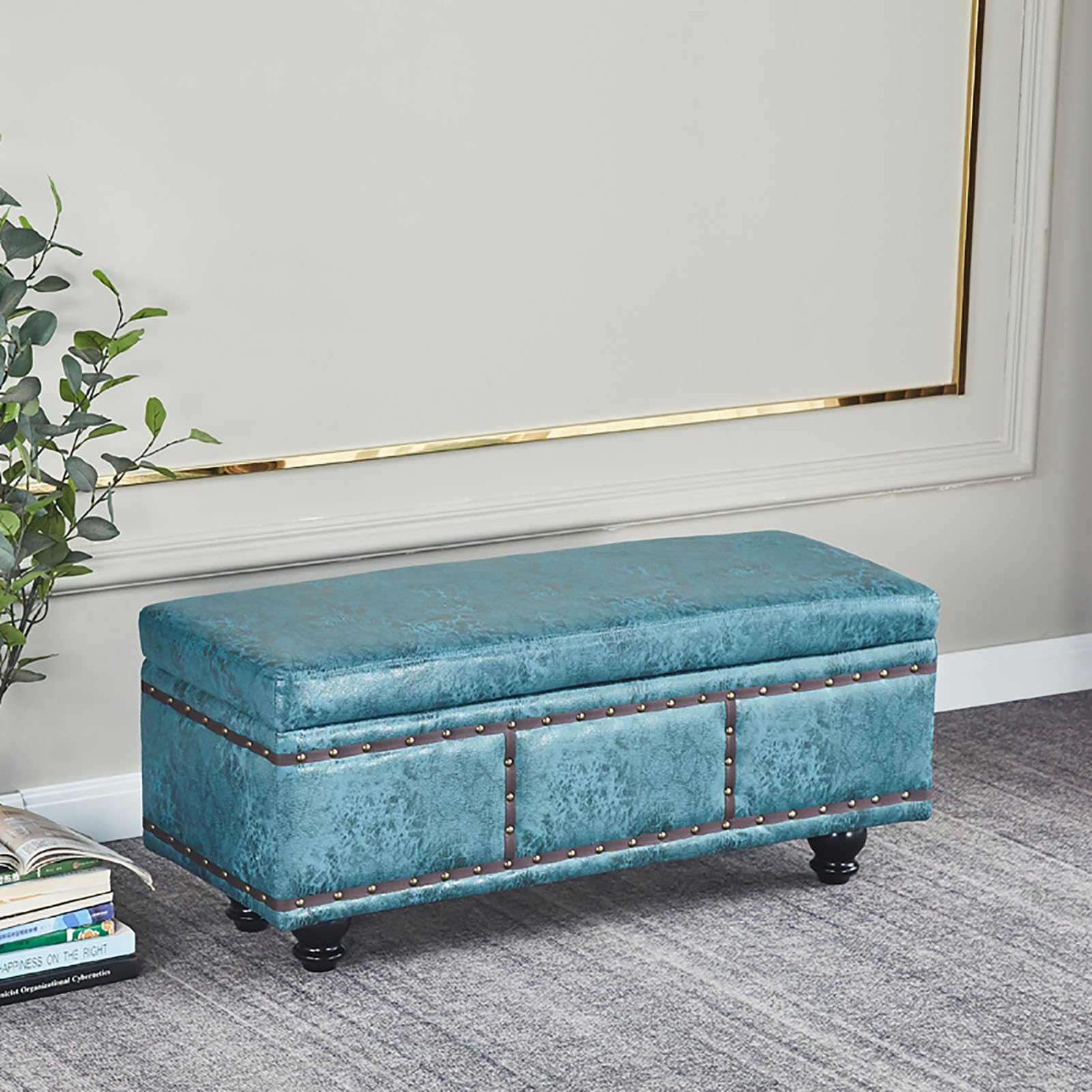 Banc Ottoman de Rangement pour une Entrée Ordonnée et un Salon Cosy