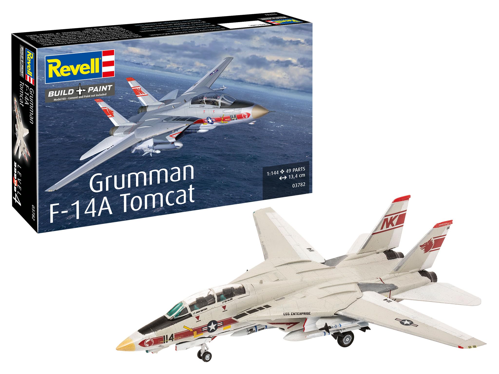 Amazon | ドイツレベル 1/144 アメリカ グラマン F-14A トムキャット