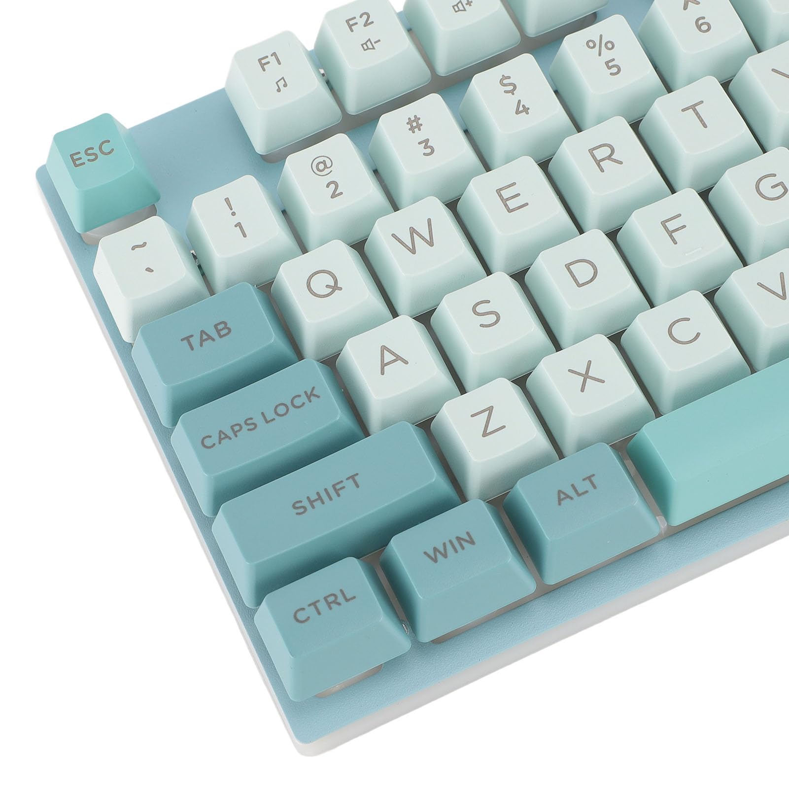 Przewodowa Klawiatura do Gier, Podświetlana Klawiatura do Gier RGB z Dużym Metalowym Panelem z Nadrukiem, Podświetlana Klawiatura Teclado Mecanico do Laptopa Komputerowego (Sky