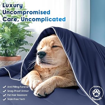Cooling Blanket for Hot Sleepers & Night Sweats Cooling Comforter, Breathable Lightweight Double-Sided Summer Bedding, Breathable Soft All Season (Abyss Blue, Twin(68X90))