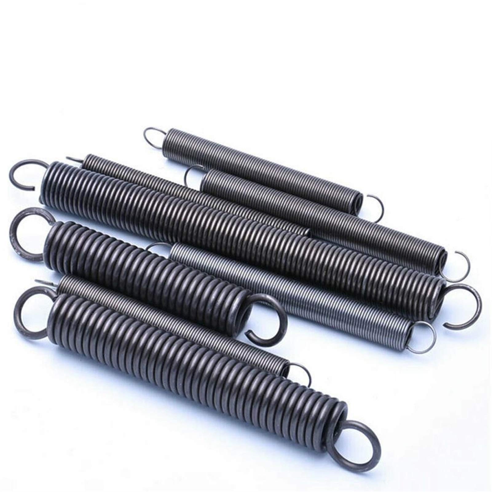 LITAO-XIE, Lt-spring, 10Pcs Outer Diameter 3mm Wire Diameter 0.5mm Steel Tension Spring With Hooks Small Extension Spring Length 15-60mm (Size : 0.5 x 3 x 35mm)