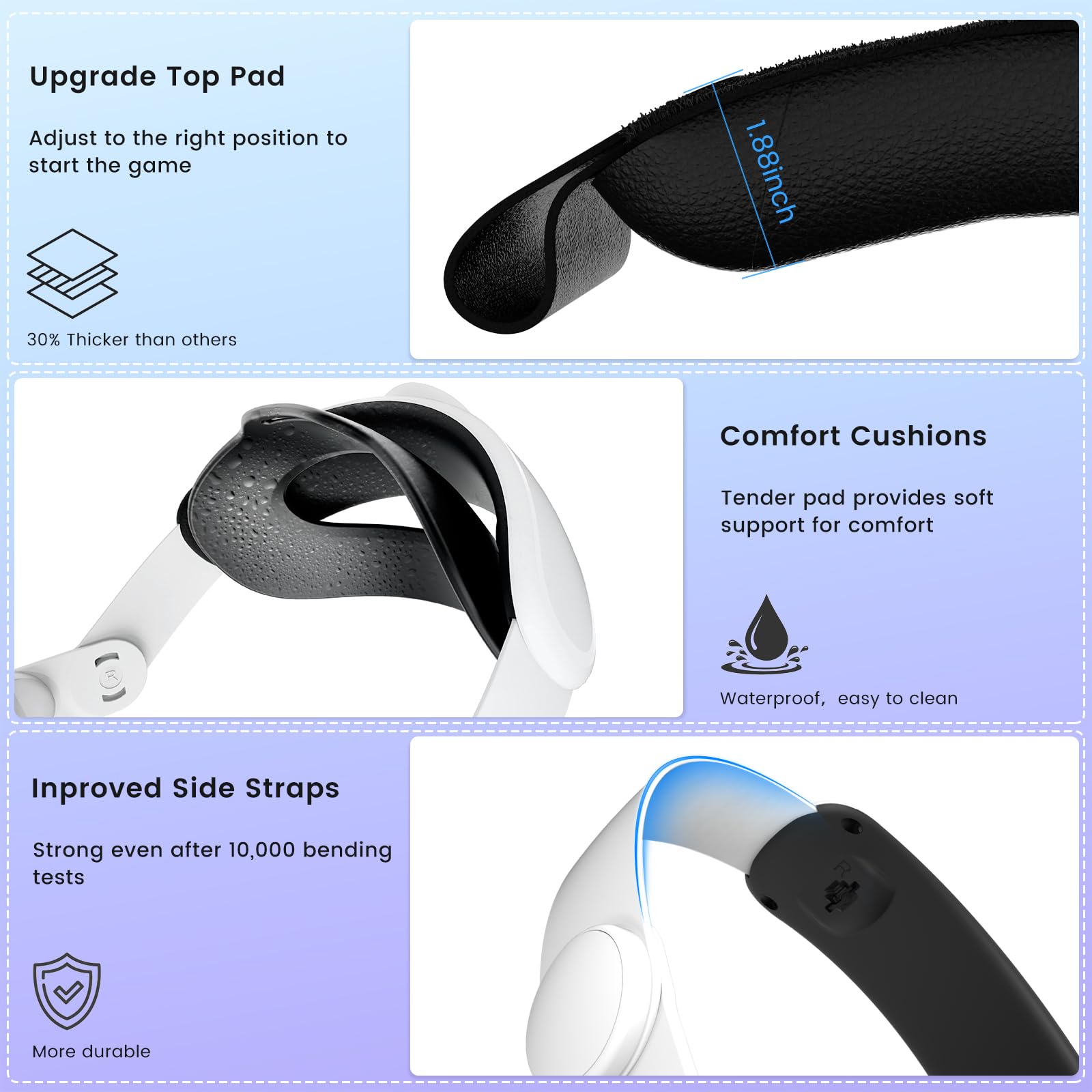 Amazon.com: Head Strap for Meta Quest 3S/3, Lightweight Headstrap