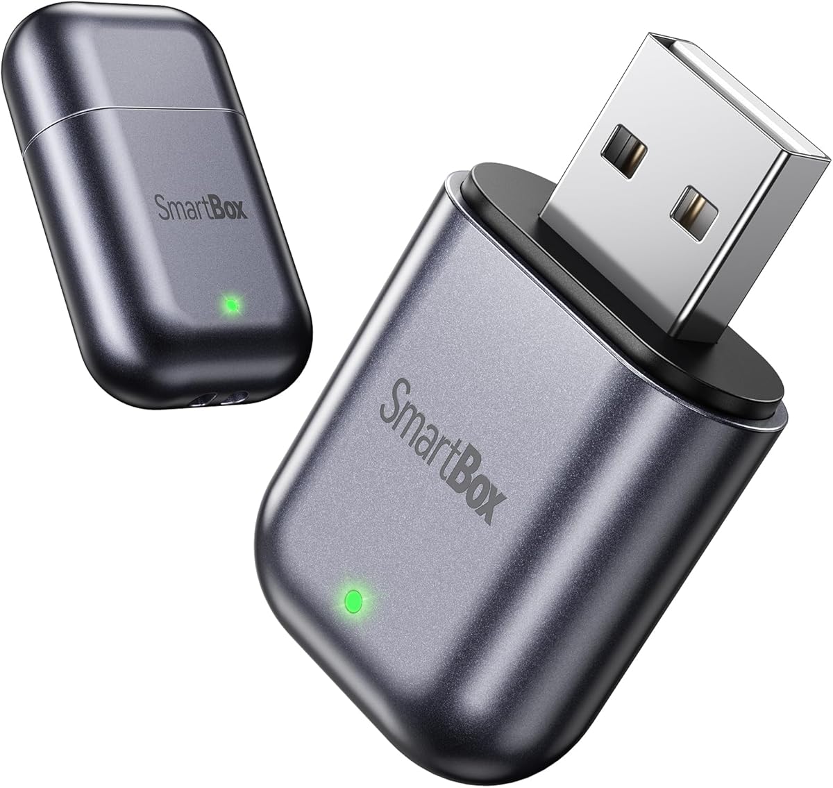 Burnt Sugar Wireless Carplay Adapter for iPhone Newly Upgraded, Ultra-Mini USB Design Wired to Wireless Adapter for Apple Car Play, Stable Low-Lag Plug & Play for iOS 10+ & Cars from 2016+(Starry Sky)