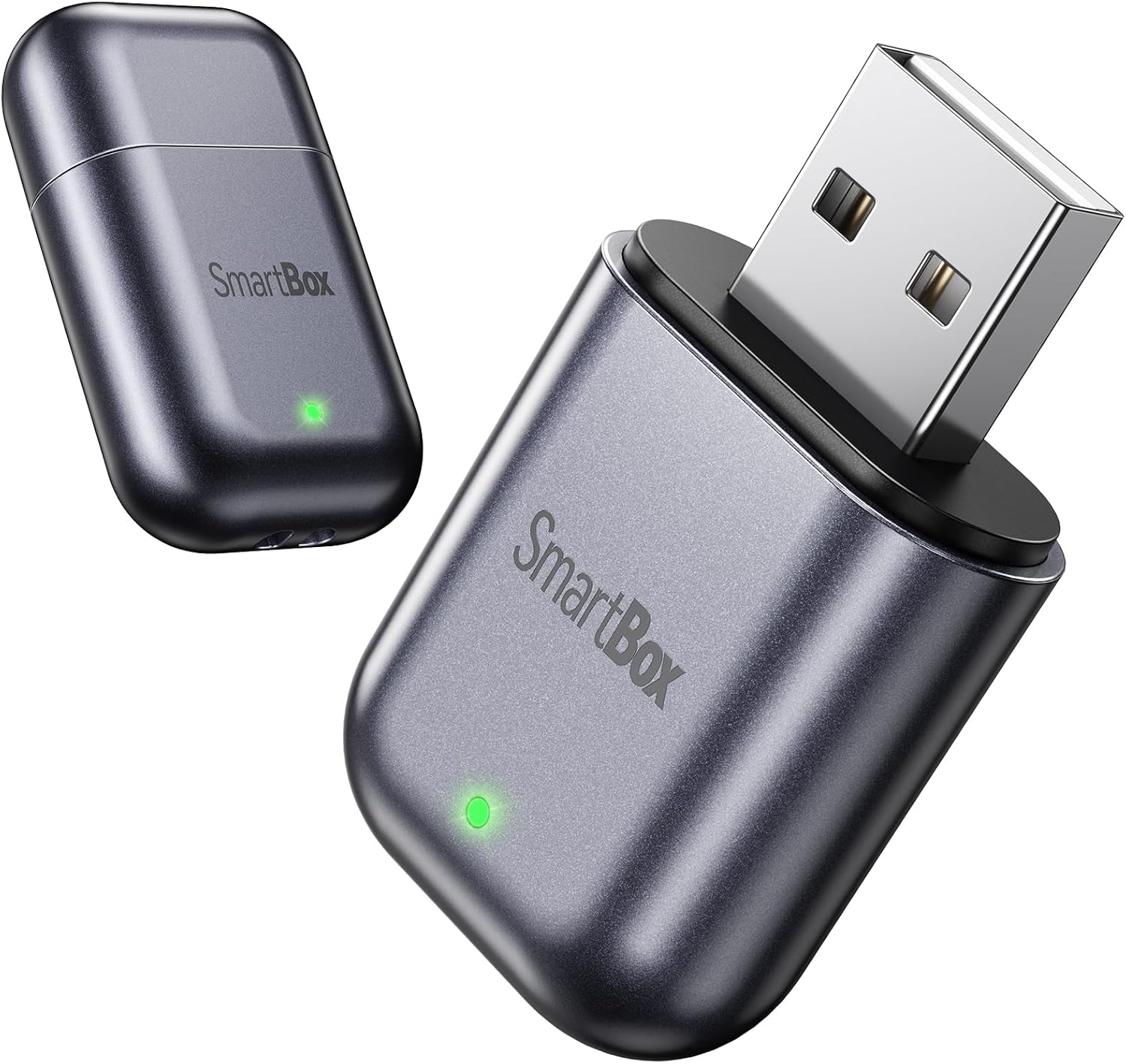 Burnt Sugar Wireless Carplay Adapter for iPhone 2025 Upgrade, Ultra-Mini USB Design for Apple Car Play Dongle Convert Wired to Wireless, Stable Connect Plug & Play for iOS 10+ & Cars from 2016+ (Gray) - Amazon product rated Grade A