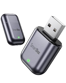 Burnt Sugar Wireless Carplay Adapter for iPhone 2025 Upgrade, Ultra-Mini USB Design for Apple Car Play Dongle Convert Wired to Wireless, Stable Connect Plug & Play for iOS 10+ & Cars from 2016+ (Gray) - Amazon product rated Grade A