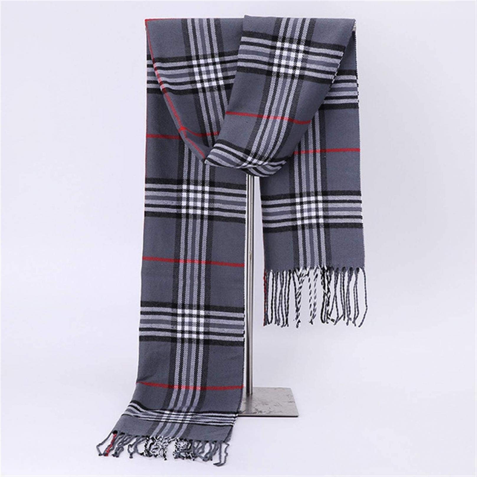 Sciarpa Scozzese per Uomo Donna, Sciarpa E Avvolgere, Sciarpe Autunno Inverno Sciarpa Casual Moda, Accessori Caldi, F