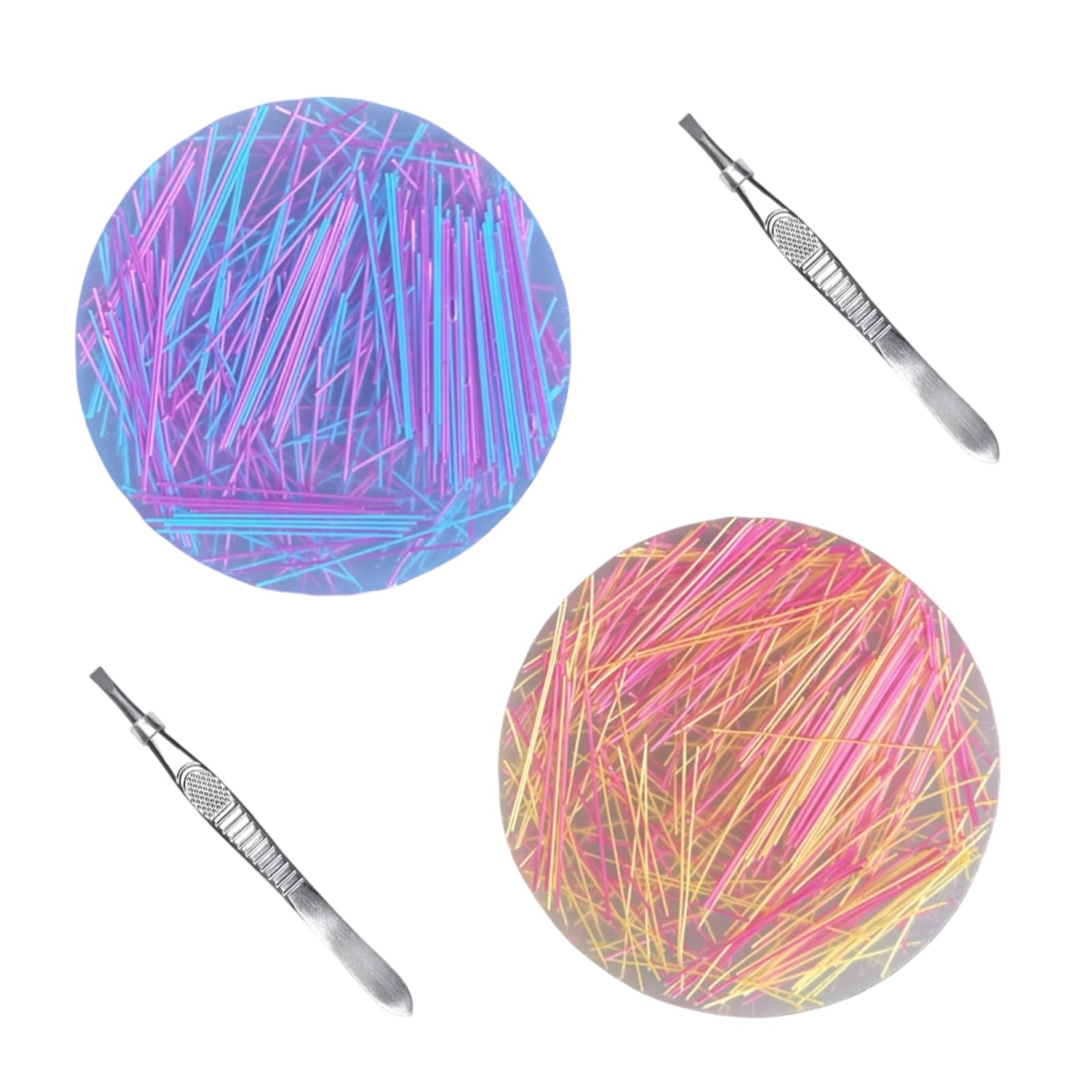 2 PCS Picking Fidget Tools with Tweezers, Picky Pad Reusable Sensory
