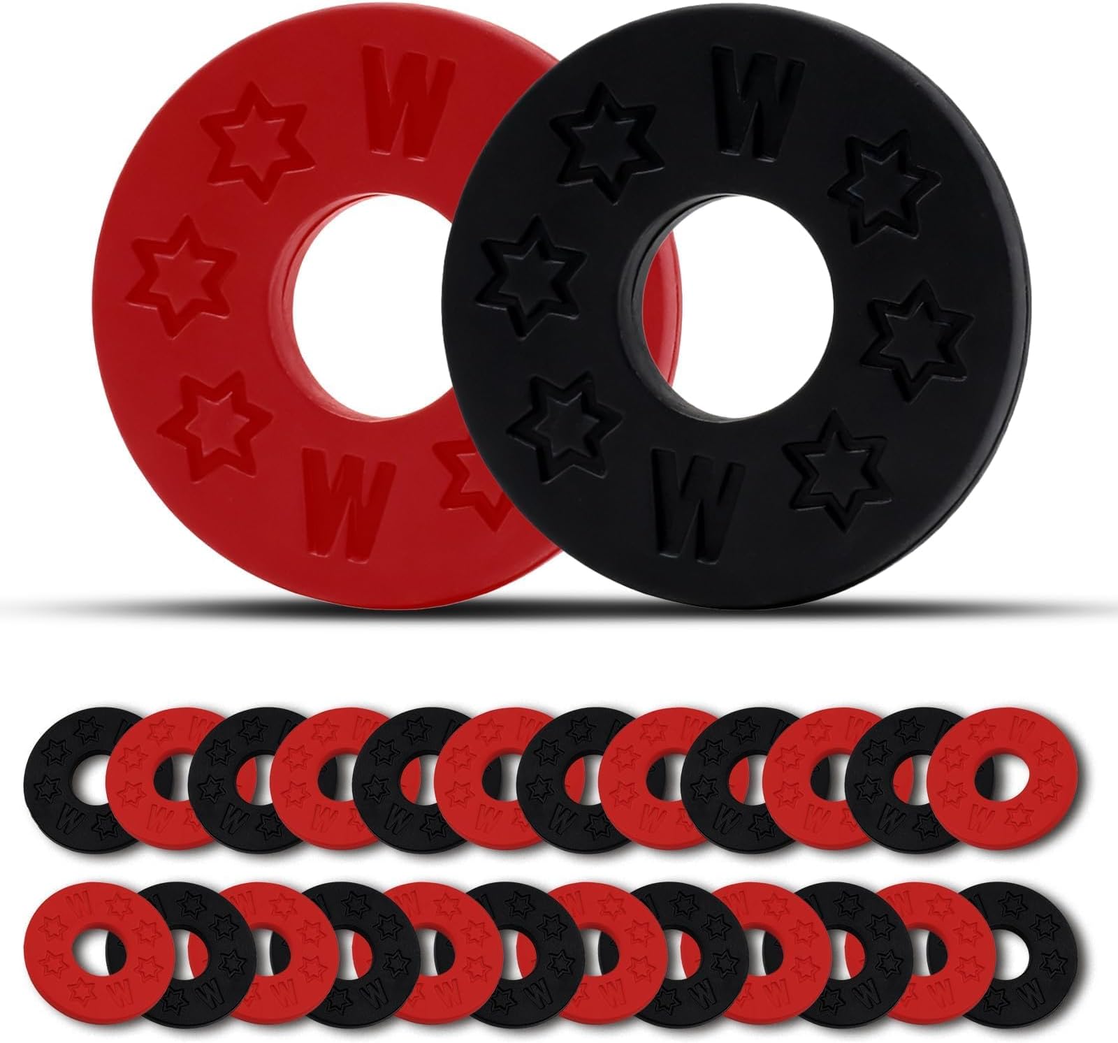 24PCS Silicone Guitar Strap Locks - Secure Strap Blocks for Electric Guitars, Acoustics, Ukuleles & Basses, Universal Compatibility with Most Guitar Strap Buckles