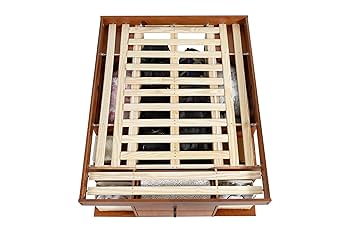 miel08ページ Memomad Bali Storage Platform Bed with Drawers (Twin Size