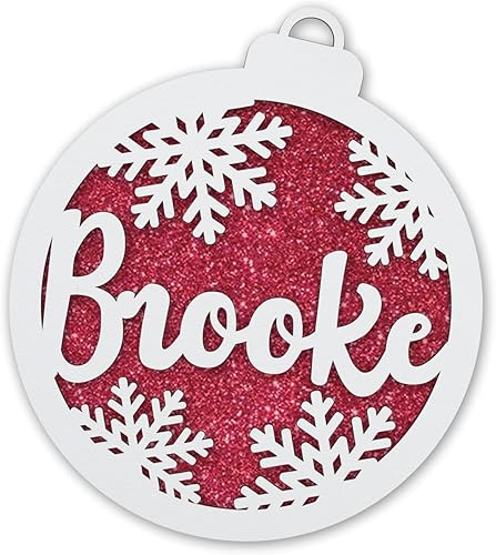 Wooden tree baubles, Personalized Gifts Christmas Ornament, Christmas Decoration, Gifts Family, Gifts Holiday Ornament With Name (Back color 11,