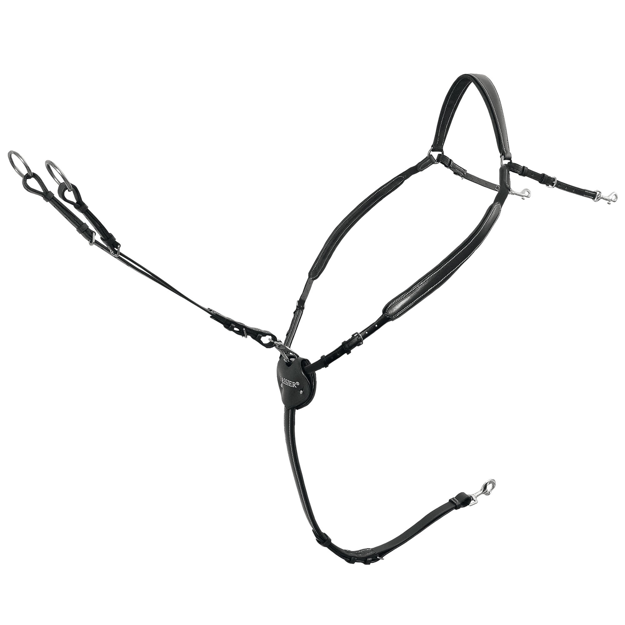 Collier de chasse Passier Marcus Ehning en cuir haut de gamme - 3