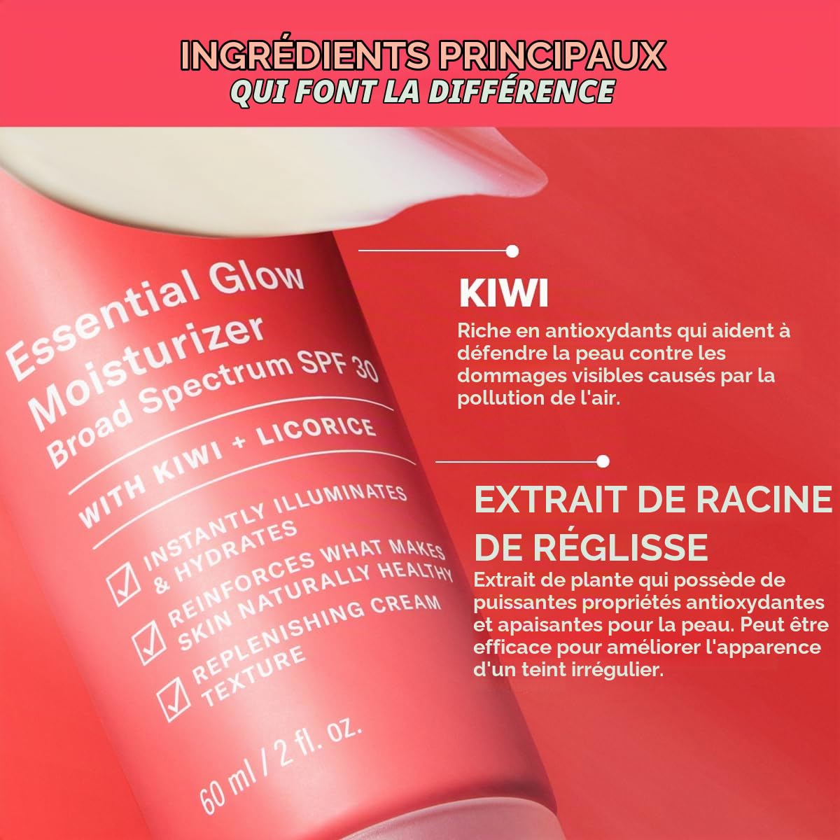 Paula's Choice Crème Hydratant SPF 30, Illumine la Peau, 60 ml