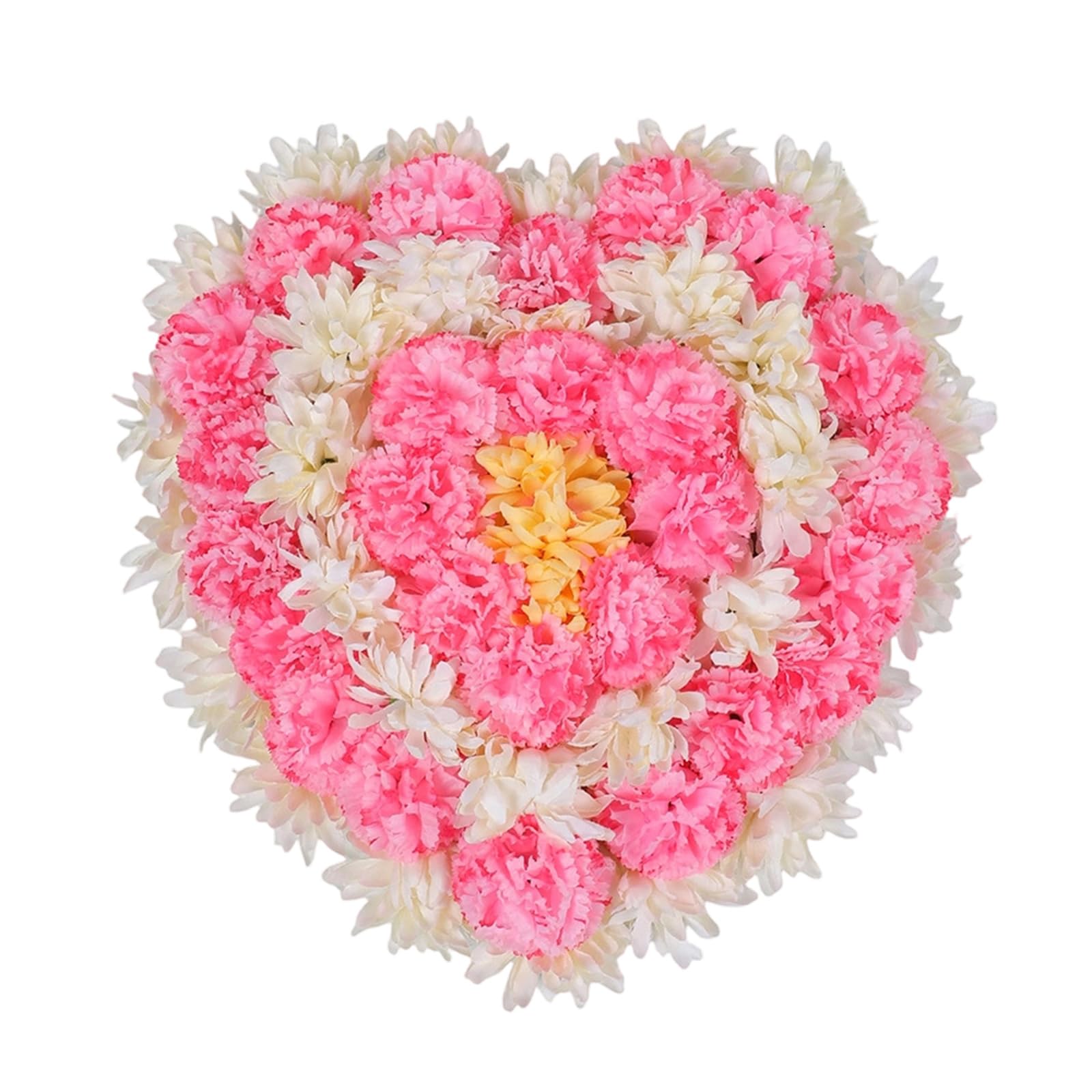 Chrysanthèmes en soie artificiels résistants décoloration fleur commémorative