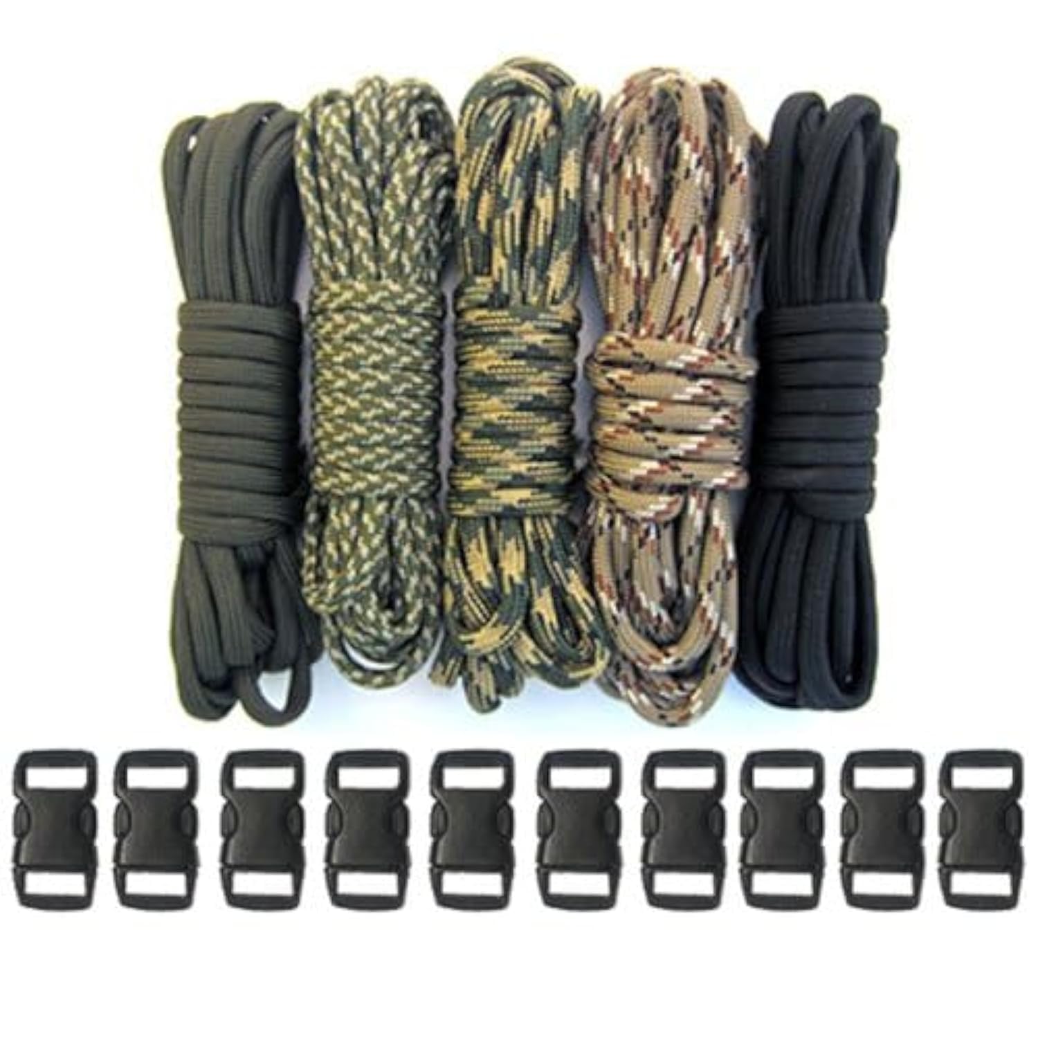PARACORD PLANET 550lb Type III Paracord Combo Crafting Kits with Buckles — view 38