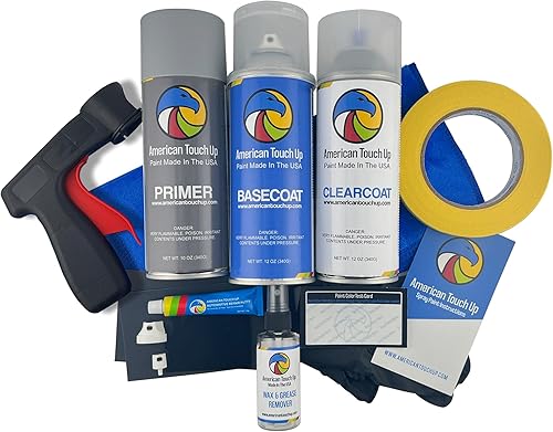 Miniatura 10 de American Touch Up Pintura compatible con Nissan  EBL Freezer Burn Metallic  Pintura en aerosol - Capa base