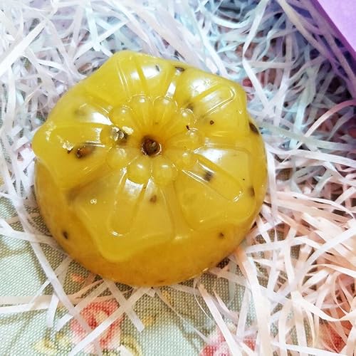 Miniatura 5 de SENHAI - Moldes de silicona con forma de flor de 6 cavidades, 3 paquetes de bandejas de cubitos de hielo para decoración en forma de fondant para