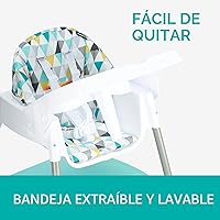 Vista 3 de Evenflo 4-in-1 Eat & Grow Silla alta convertible, Poliéster