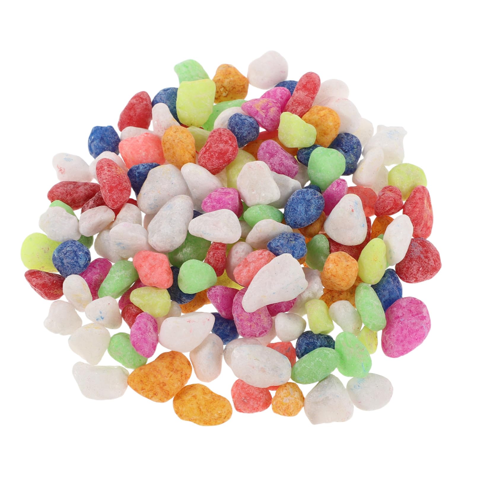 Pietre Decorative Multicolori per Vaso, Confezione da 1, 1 Kg | Aspetto Naturale e Delicato, Leggere e Facili da Maneggiare, Resistenti All'abrasione e Sbiadimento Colore Casuale