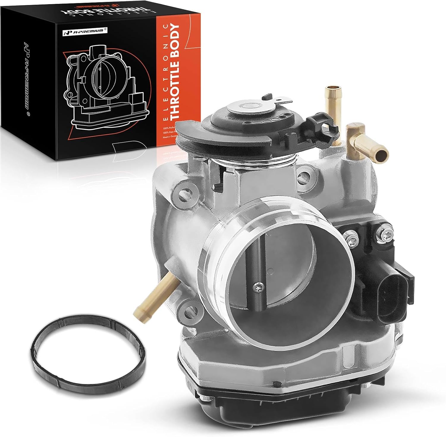 A-Premium Electronic Throttle Body Compatible with Audi A3 1998 1999 2000 2001 2002 2003 L4 1.8L & Seat Cordoba 2001 2002 L4 1.6L, Replace# 06A133064J