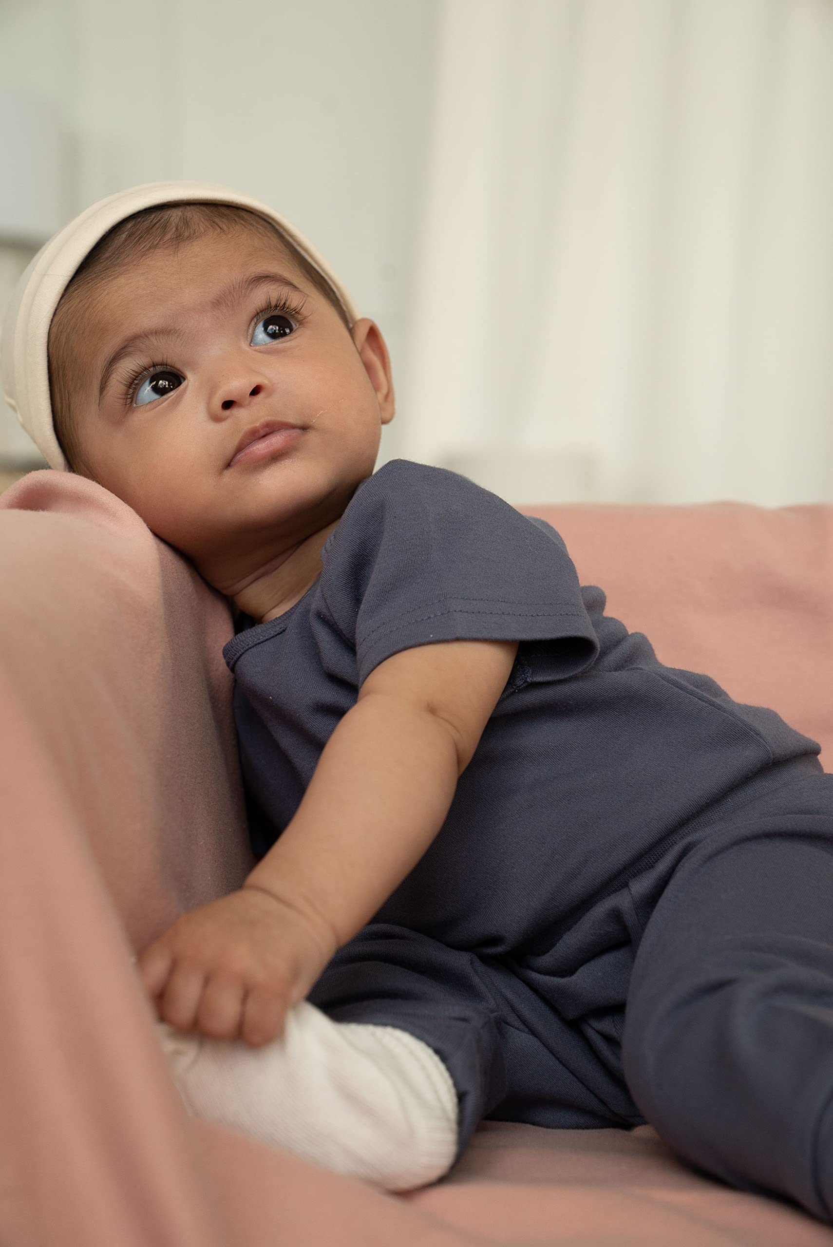 Snugabye Grow-with-Me Pants (Folkstone Grey) 3-6M