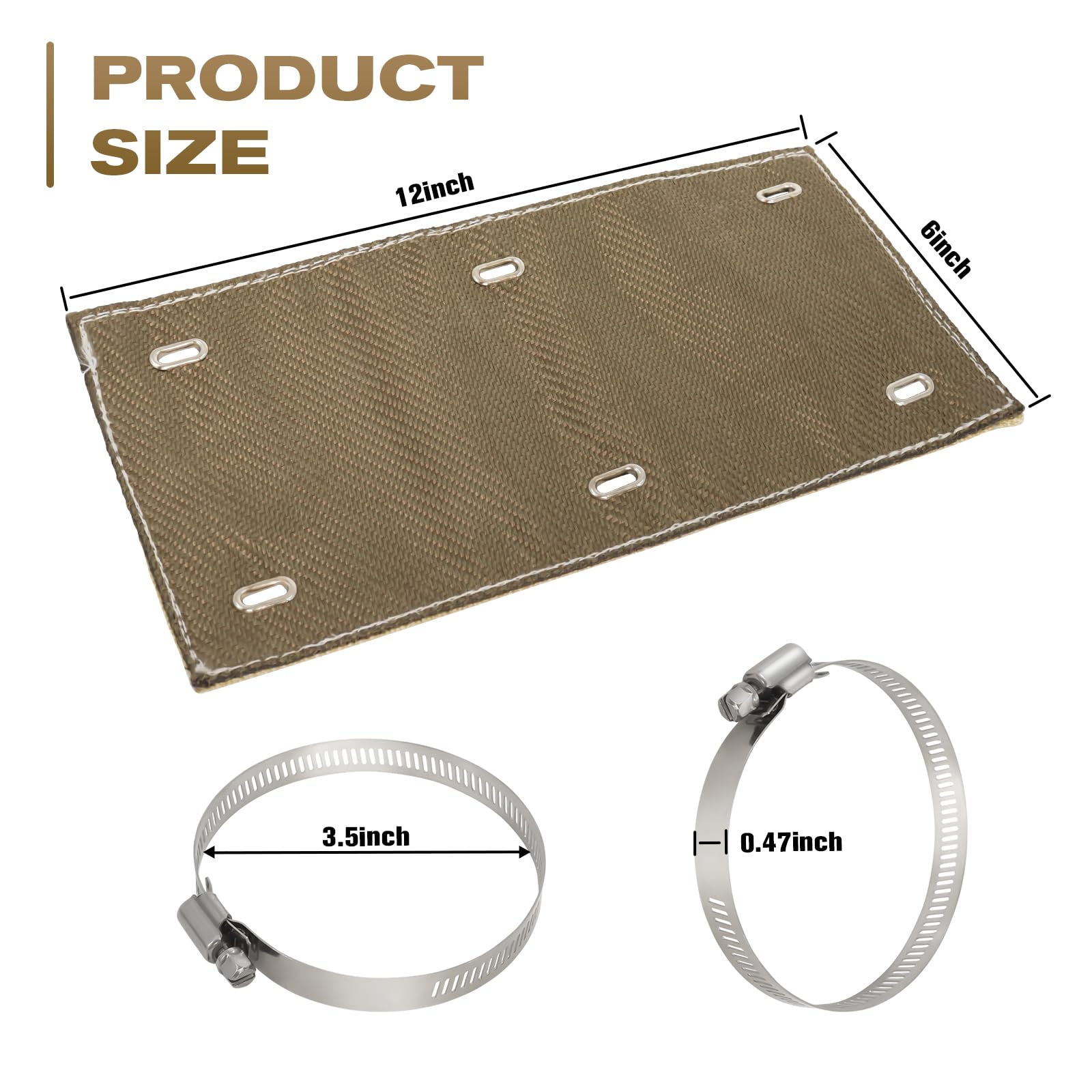 Amazon.com: Exhaust Heat Shield with Gloves 6