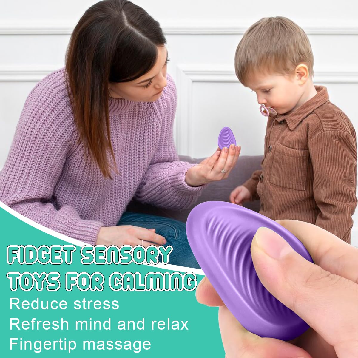 6 Pack Stress Relief Toys, Sensory Toys, Stress Relief Toys, Sensory Toys for Stress Anxiety, ADHD and Autism - Image 4