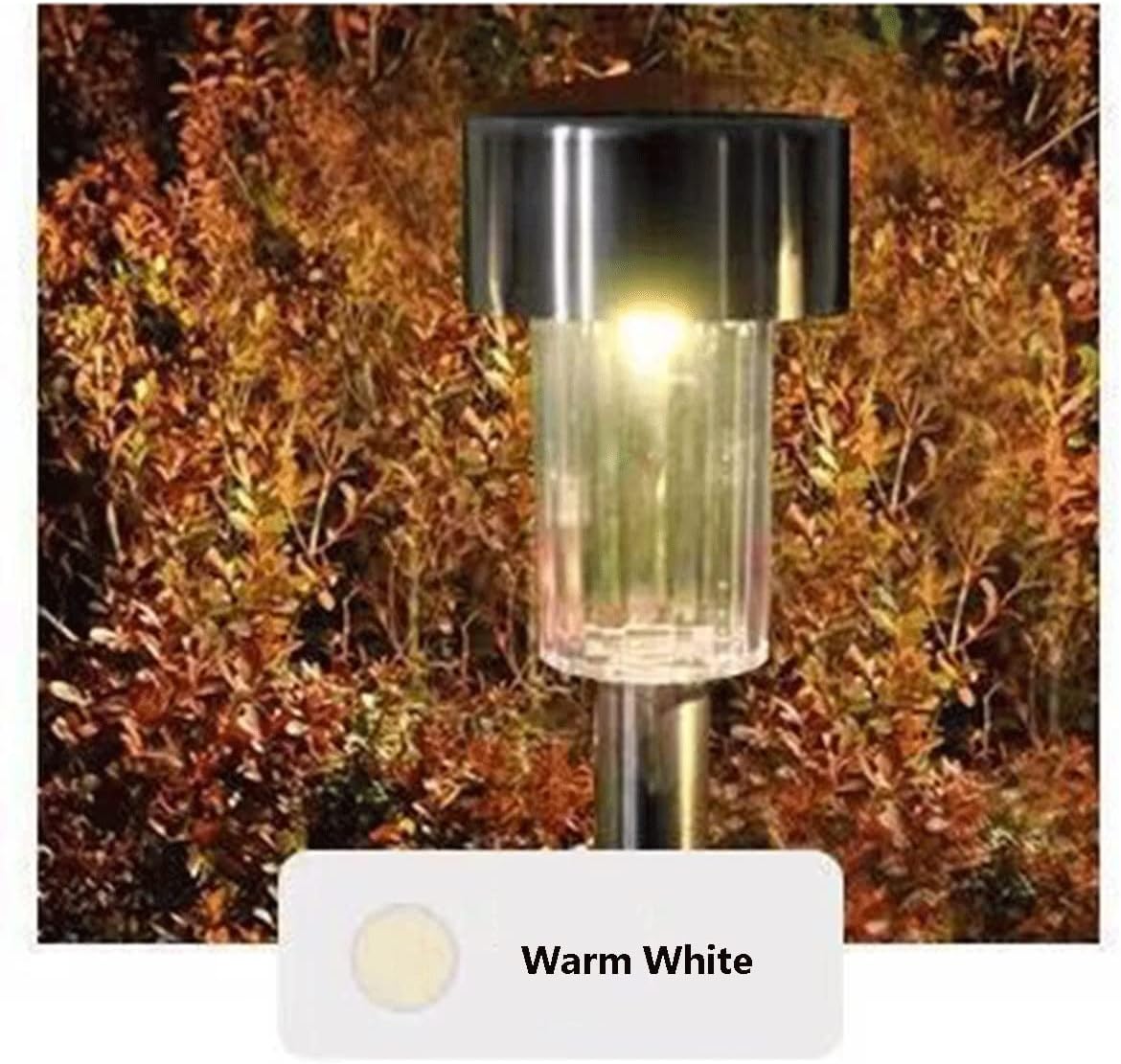 カラフル防水 ソーラーライト 10pcs 10個 Color Emitting Ip45埋め込み式 Warm Wattage White ガーデニング ガーデンに適う ガーデンライト ライト 公園 太陽光発電 屋外led 庭先 暗くなると自動点灯 芝生 表玄関 駐車場で活躍 100 品質保証 Ip45埋め込み式