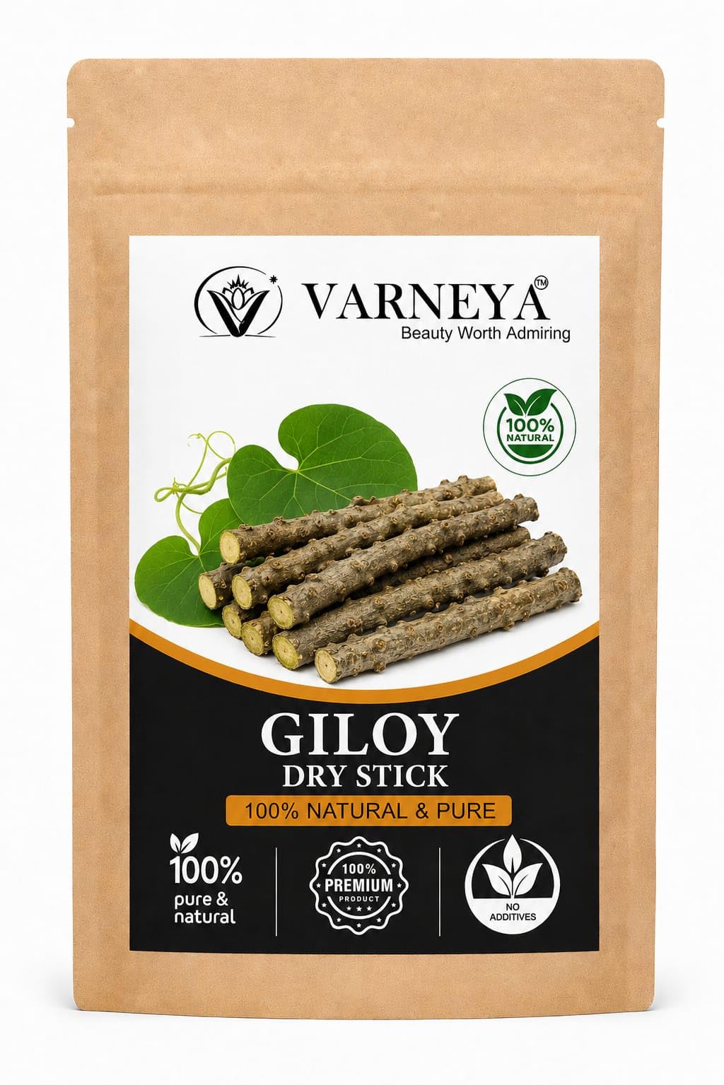 Naturals Giloy Dried Sticks Powder 100g | Organic Guduchi (Tinospora Cordifolia) Stem | Premium Ayurvedic Herb | 100% Pure & Natural | No Preservatives (Pack OF 4)-picture-22
