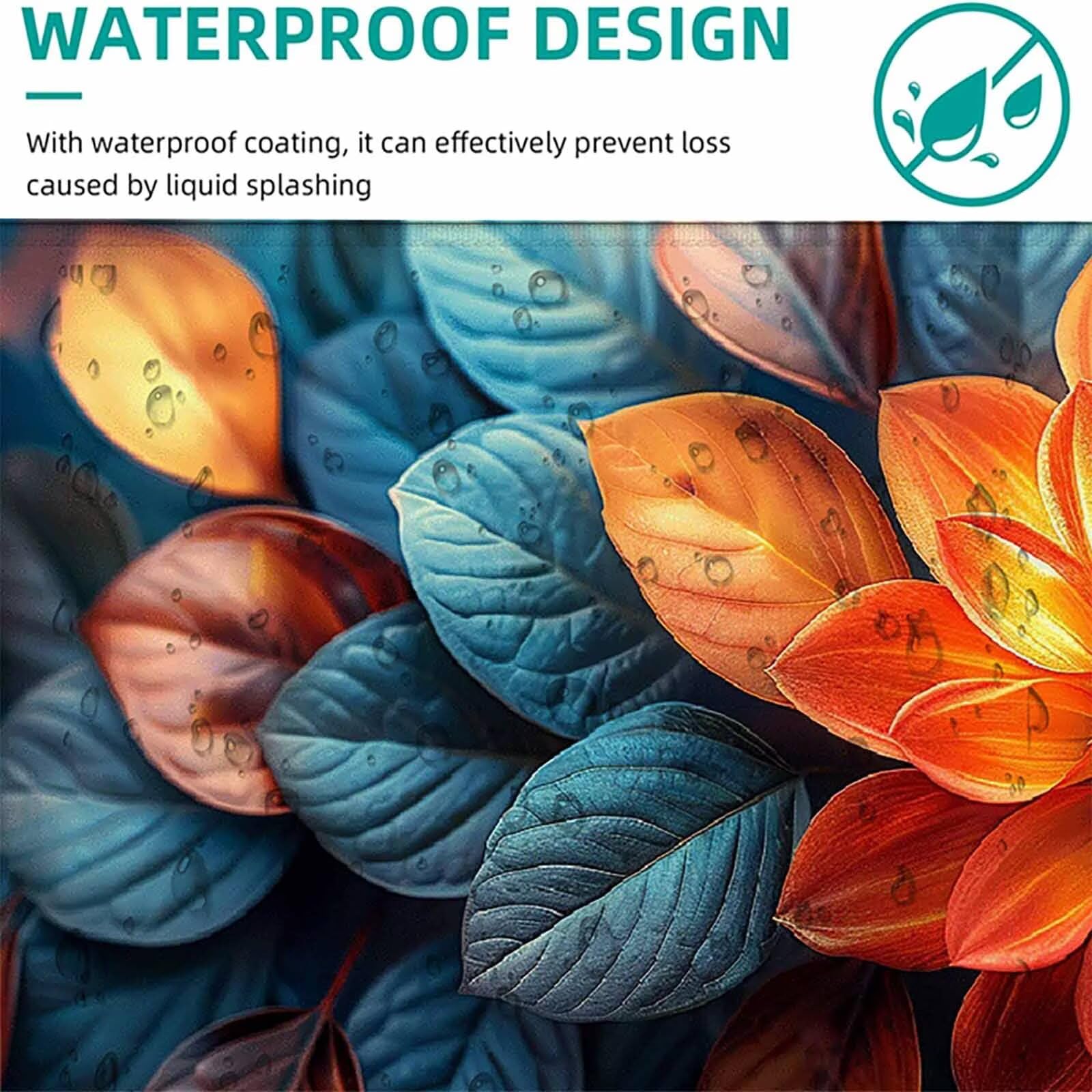 Podkładka pod mysz XXL 1500 x 800 mm, wodoodporna podkładka pod mysz Żółta mysz Jesienne liście Wzór Akcesoria do gier Krawędzie zszyte gumowe dno Antypoślizgowa powierzchnia do biura/domu -jw6F1