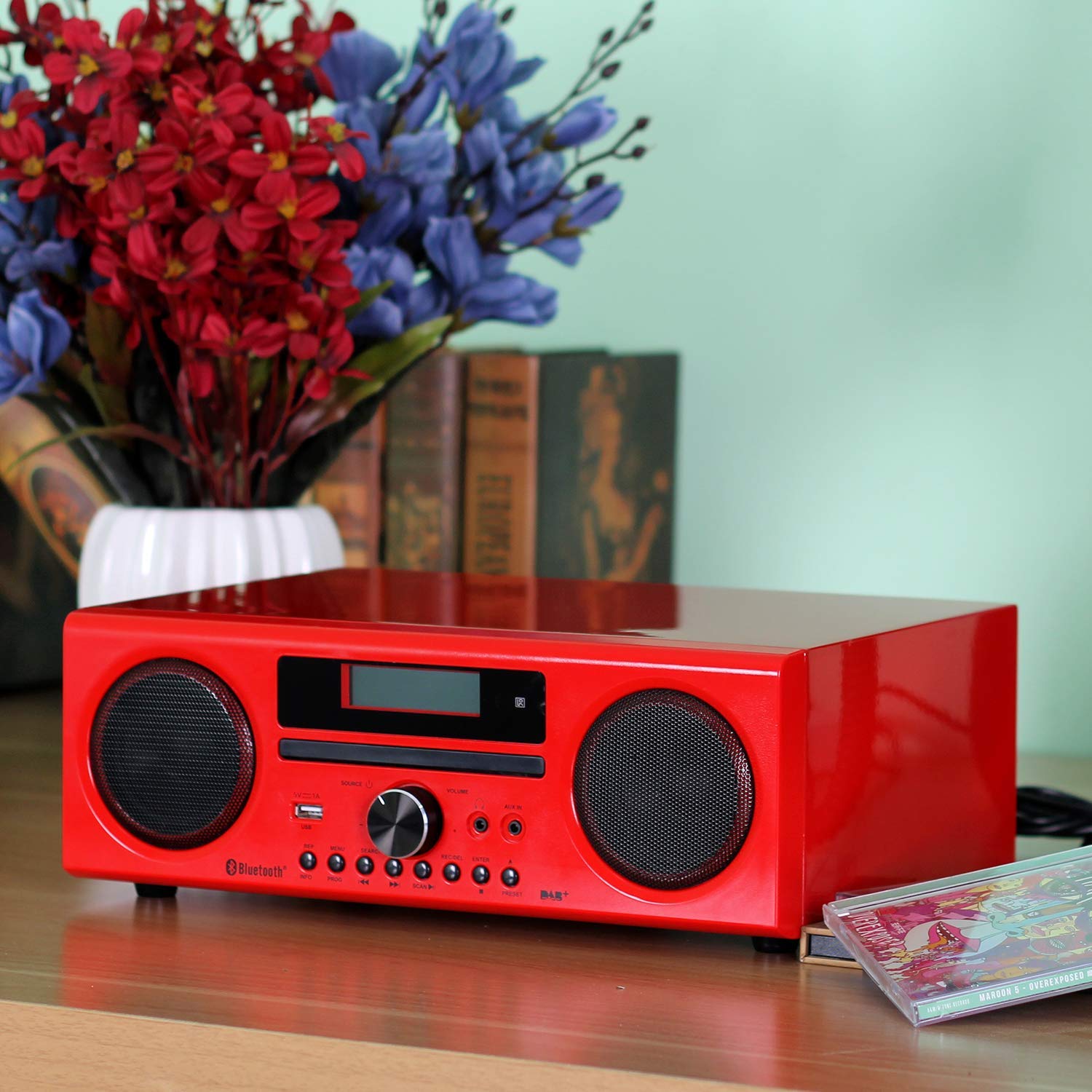 dl DAB/DAB+ Digital HiFi FM Radio DSP Builtin Stereo CD Player All in