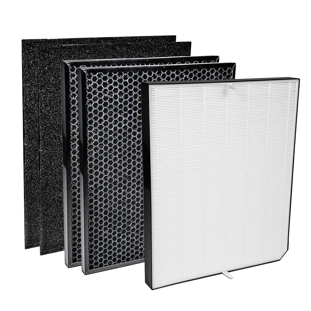 AIRDOCTOR AD3000 AD3500 Fits Both Models Genuine Filter Replacements - One Year Combo Pack Includes 1 UltraHEPA 2