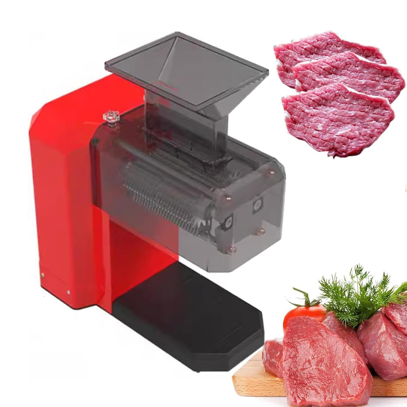 Batticarne, elettrico, 600 W, in acciaio inox, resistente, utensile da cucina per tagliare rapidamente la carne e una facile pulizia