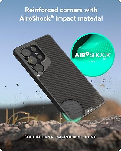 Miniatura 9 de Mous Funda MagSafe compatible con Samsung Galaxy S24 Ultra - Limitless 5.0 - Bambú - Funda protectora para S24 Ultra - Funda para teléfono a prueba