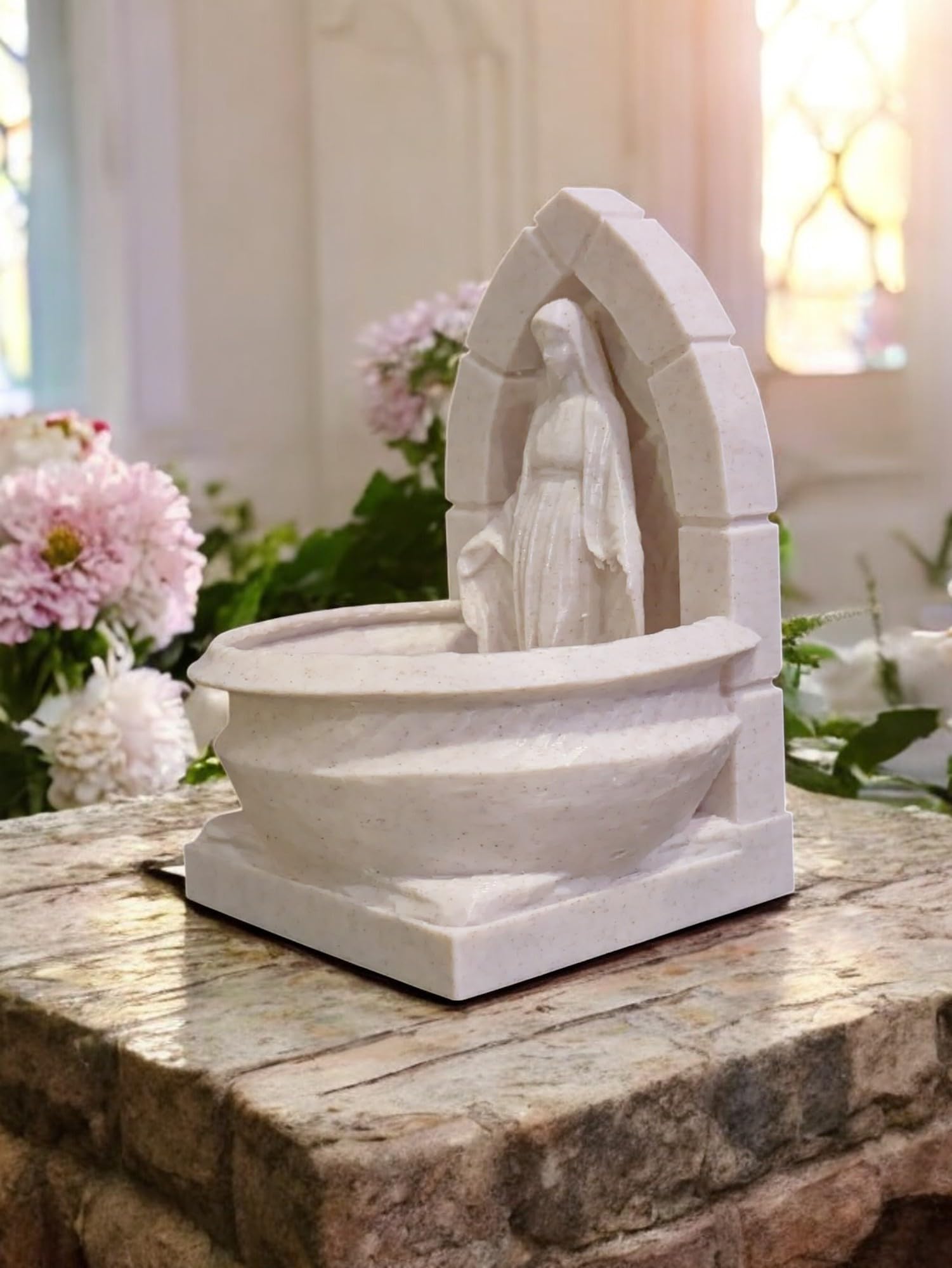 Amazon.com : Virgin Mary Planter Bowl, Church Flower Pot