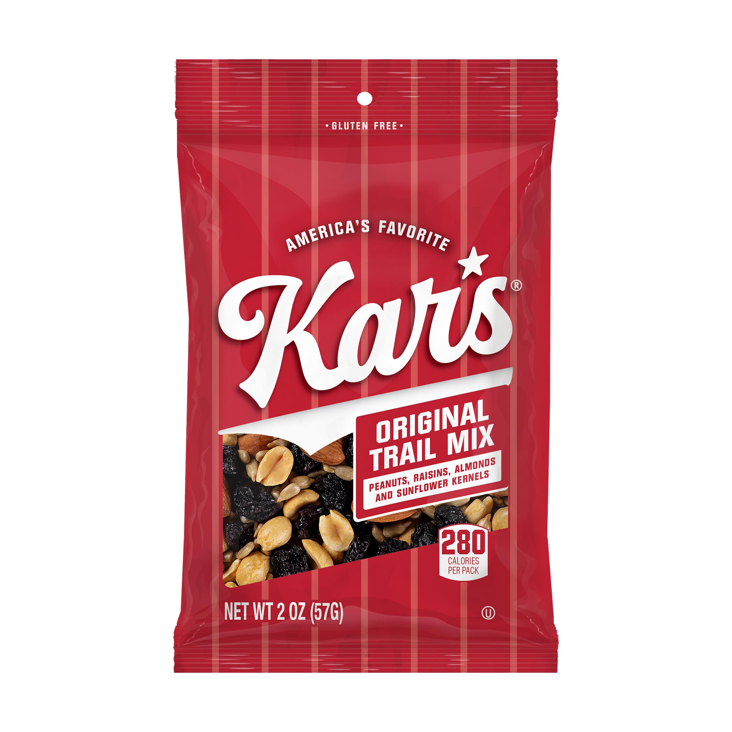 Kar’s Nuts Original Trail Mix, 2 oz – Grab & Go Bags, Individual Snack Packs (Pack of 48), Gluten-Free Trail Mix Snack