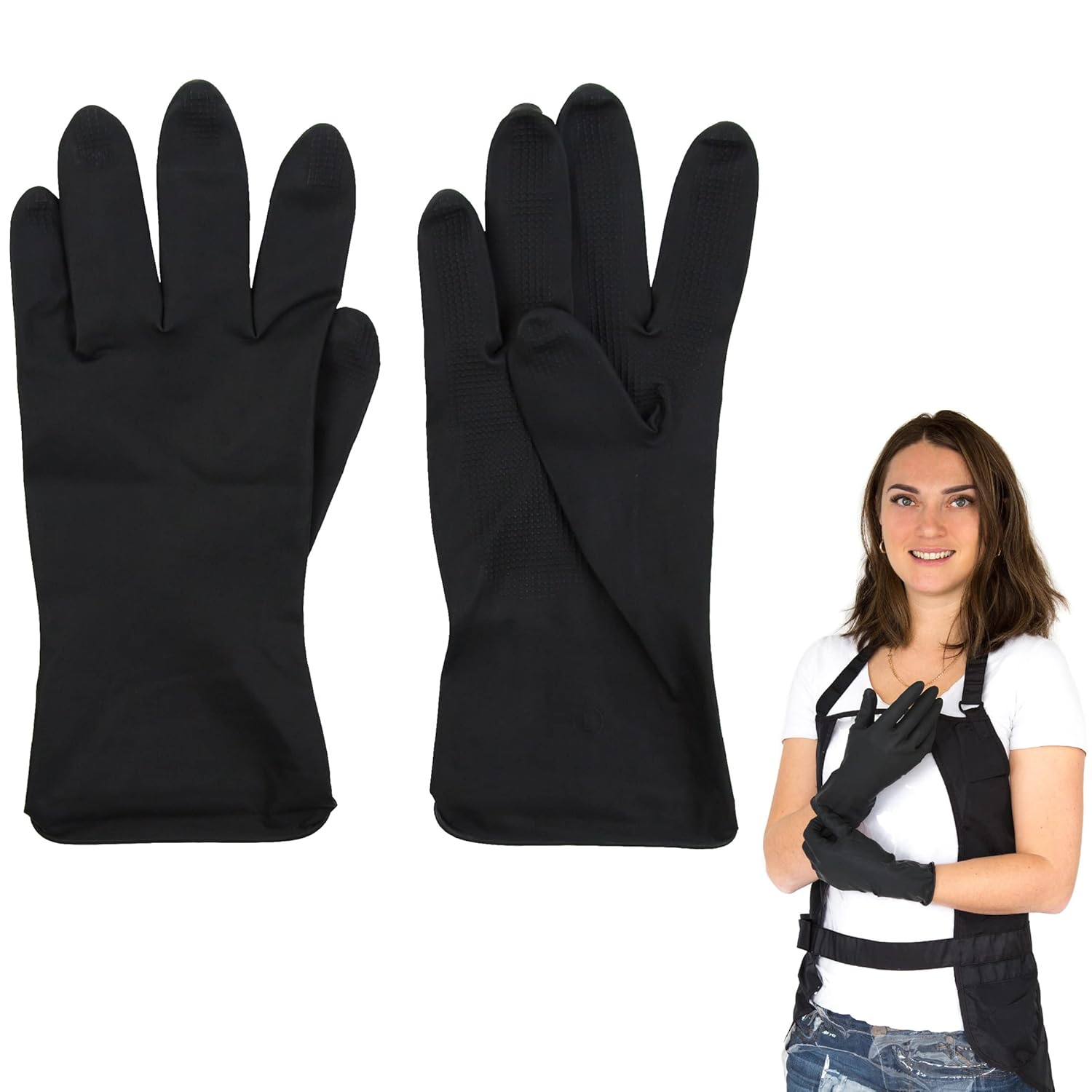 Salon Supply Co Nitrile Gloves Rubber Hair Dye Gloves