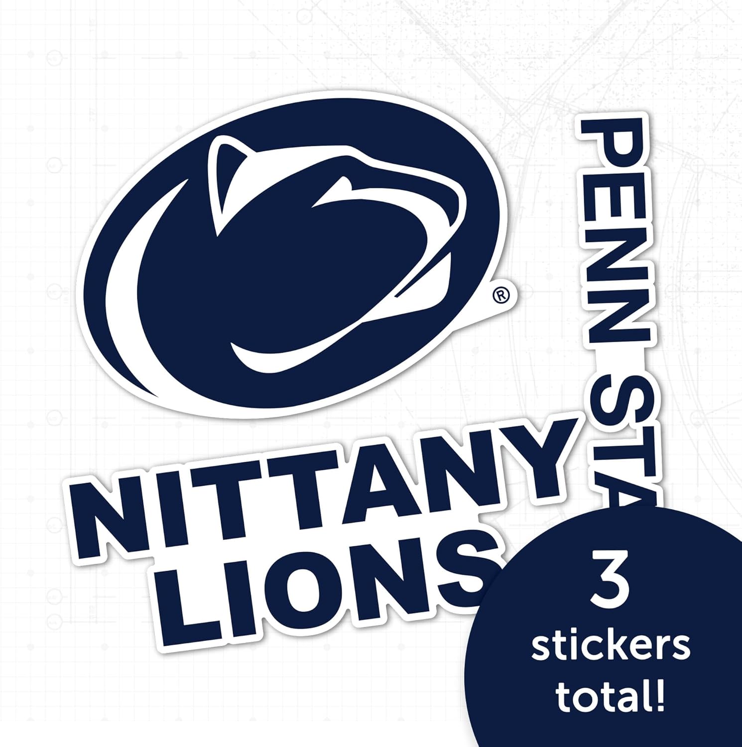 Desert Cactus Penn State Sticker The Pennsylvania State University PSU Nittany Lions Vinyl Decals Laptop Water Bottle Car Scrapbook T5 (Type 5-1) - Image 5
