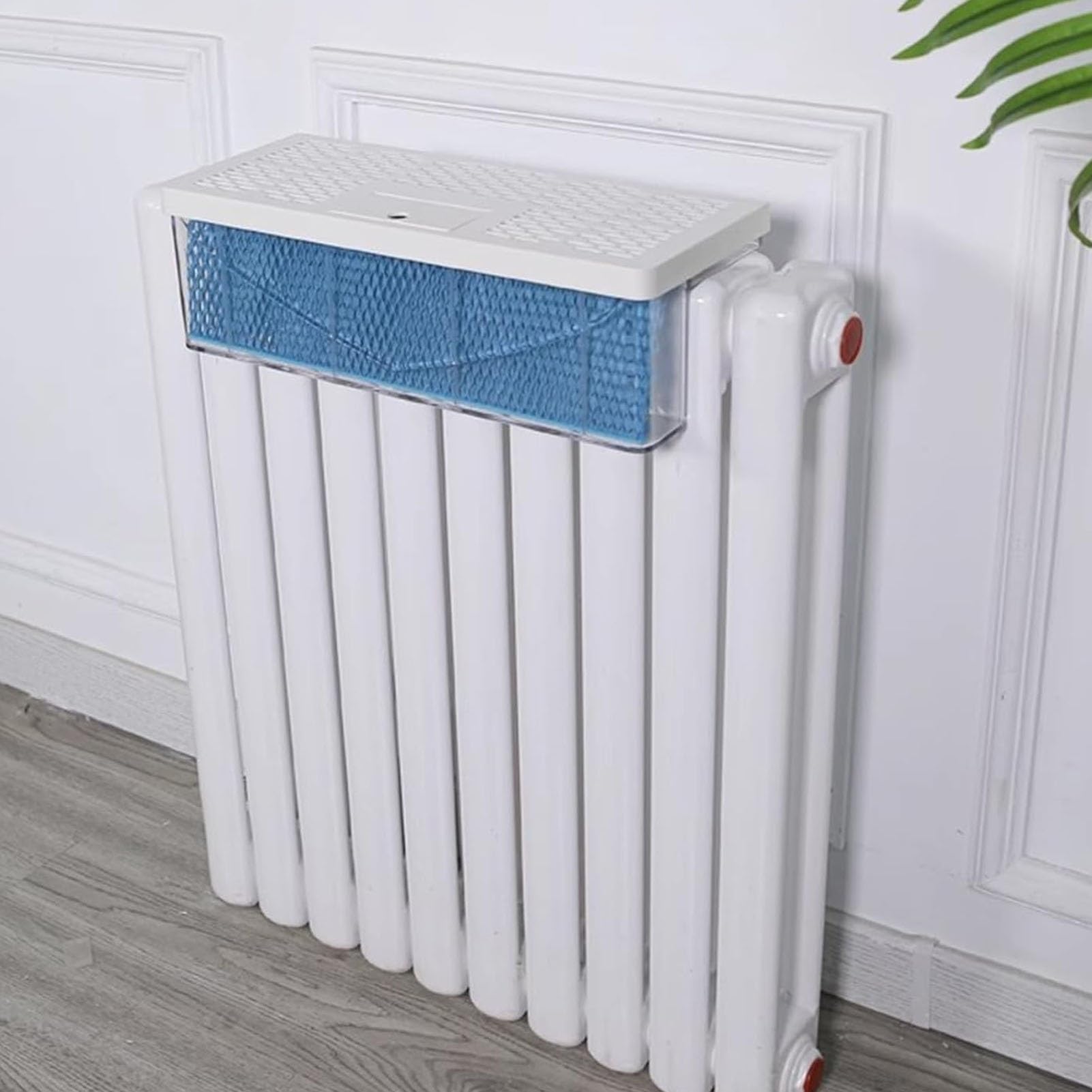 Umidificatore for Radiatore Sospeso, Livello dell'Acqua Visibile Trasparente, Umidificatore A Riscaldamento Evaporativo Senza Nebbia, for Camera da Letto E Soggiorno(White,30cm/11.8in)