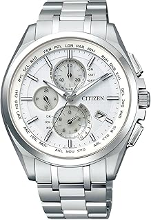 [シチズン]CITIZEN 腕時計 ATTESA アテッサ Eco-Drive エコ・ドライブ 電波時計 ダイレクトフライト 針表示式 薄型 AT8040-57A メンズ