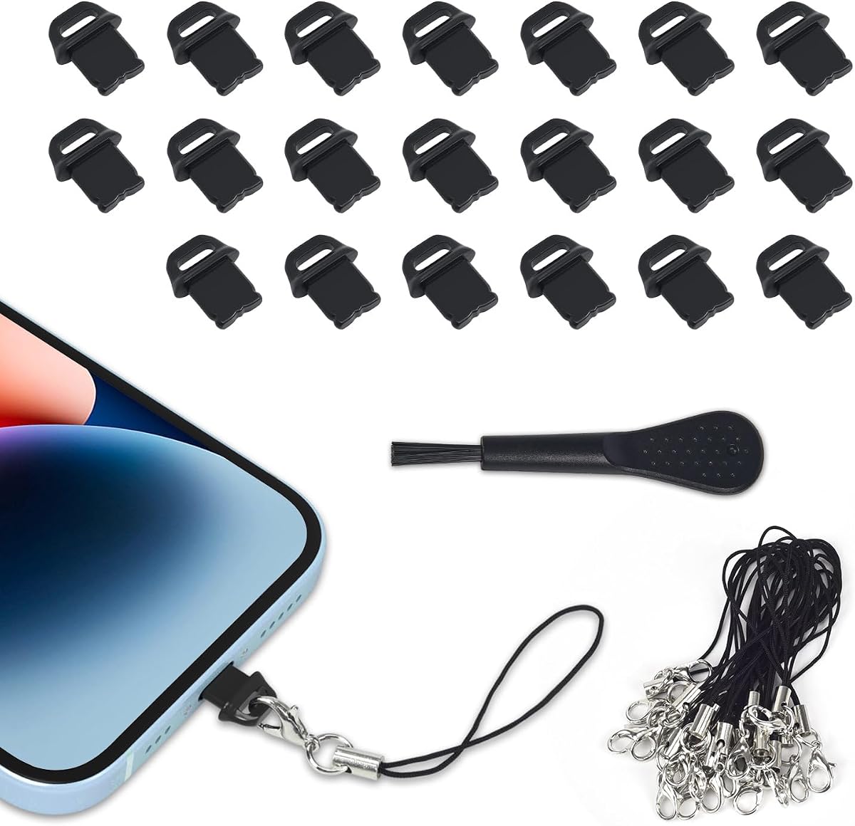 20 Pcs Lightning Dust Plugs