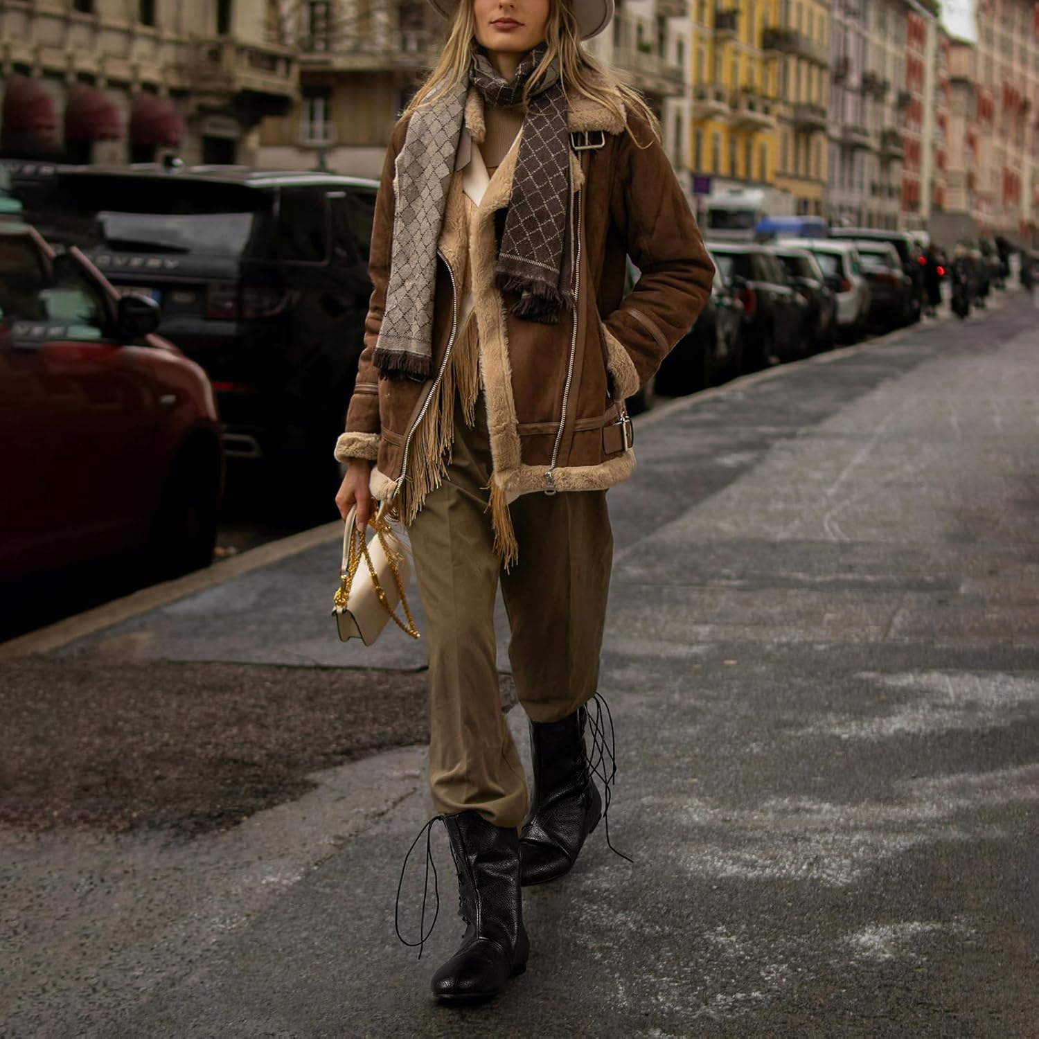 Cozivwaiy Women Vintage Flats Short Boots Lace up Comfortable Round Toe Pirate Boot Costume Medieval Renaissance Flat Victorian Boots - Image 3