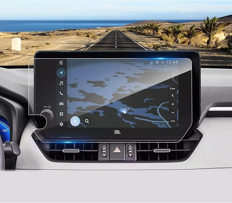 Película de Vidro Temperado 9H para Tela Touch de 10,5" Toyota RAV4 2023–2025 Coleya