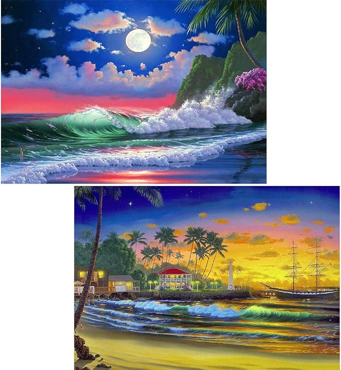 Yomiie – Diamond Painting 5D Pianeta E Universo, Kit Completo 30x40 Cm, Con Strass Rotondi, Per Adulti E Bambini