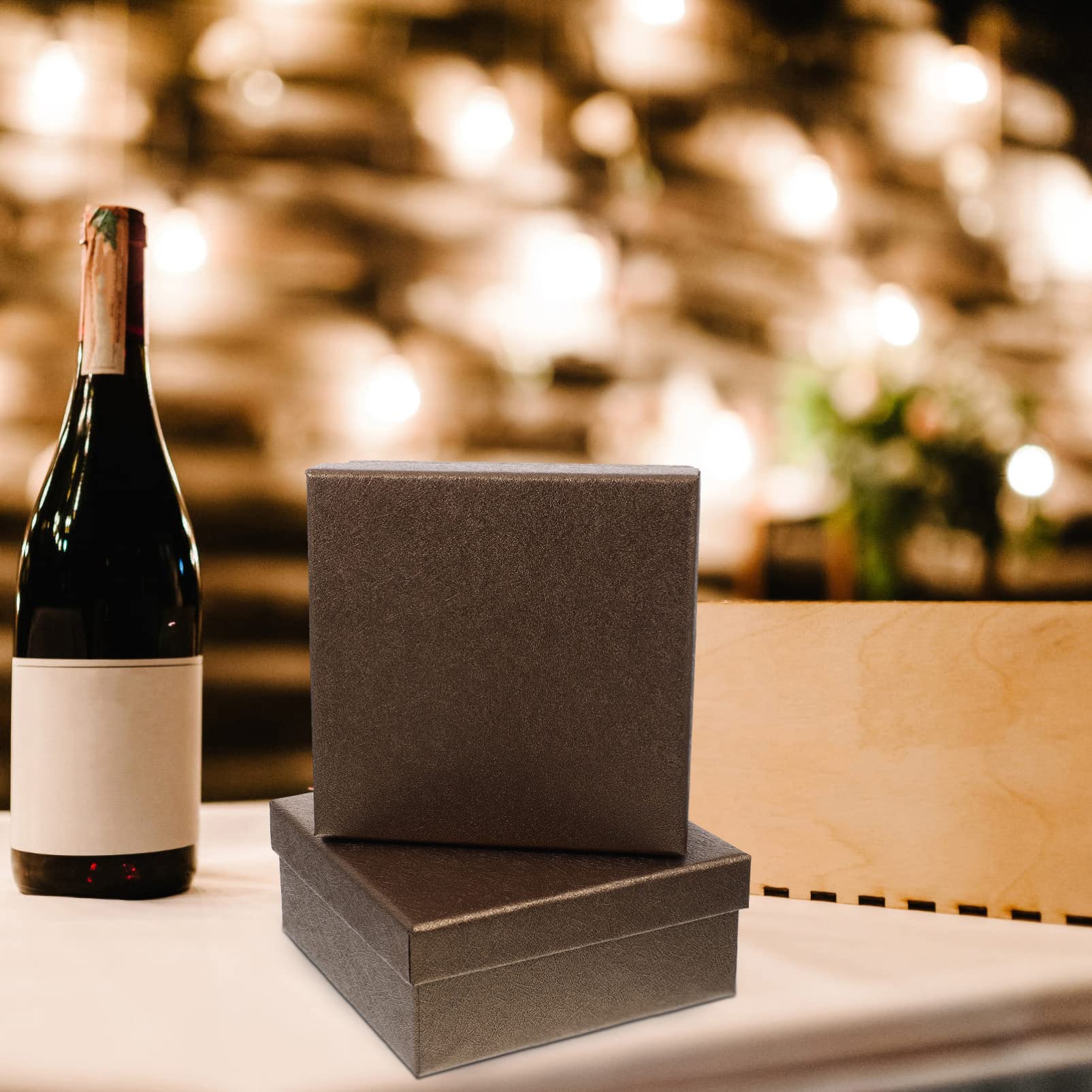 Zerodeko 10stücke Quadratische Leere Geschenkboxen Geschenkkartons Verpackungskartons Partygeschenkkörbe Geschenkschachteln für Geburtstage Hochzeiten Süßigkeiten Schmuck Kleine