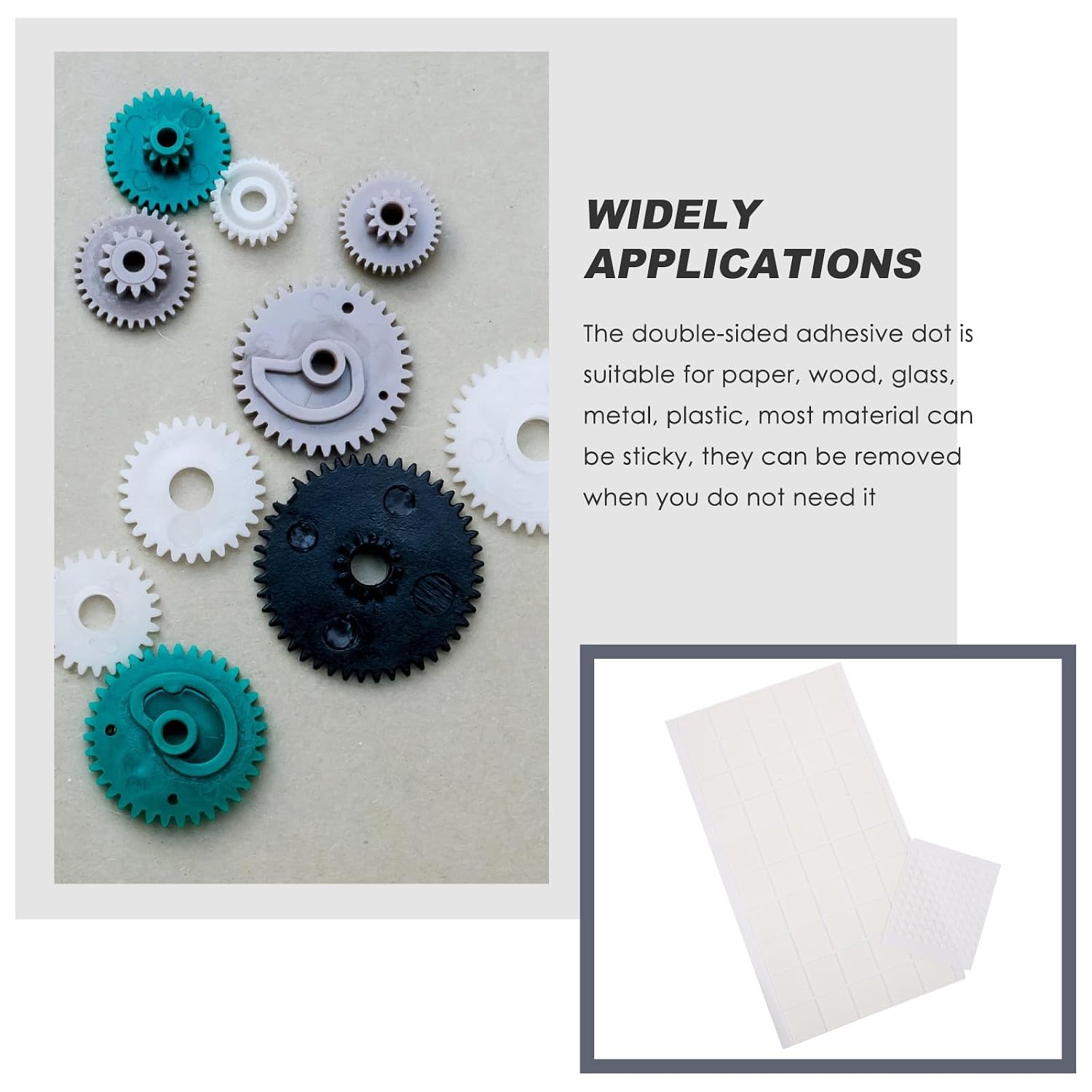 Acrylic Double Sided Sticker Dots 2 Sheets Adhesive