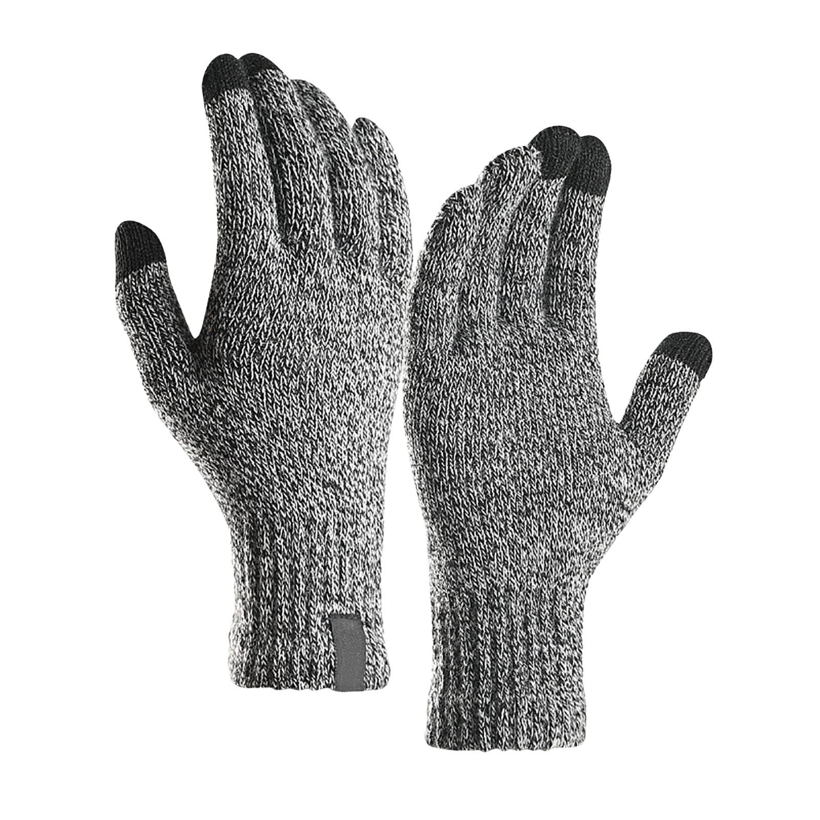 Warm Unisex Fleece For Outdoor Response Knitted Screen Winter Cycling Gloves Gloves Sports Thick Cycling clothing 4ucycling