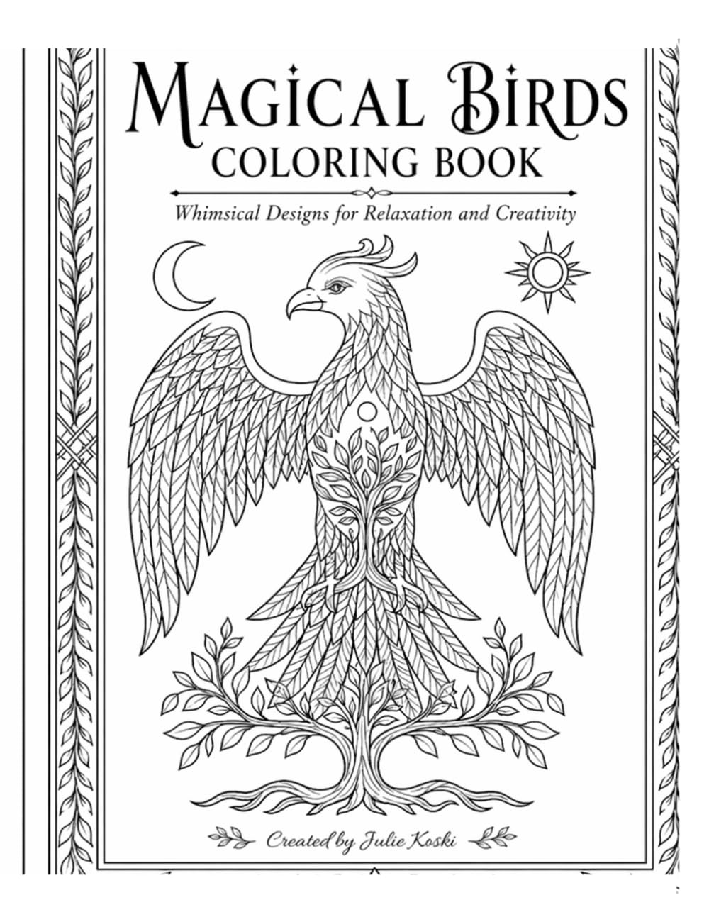 Magical Birds: Coloring Book