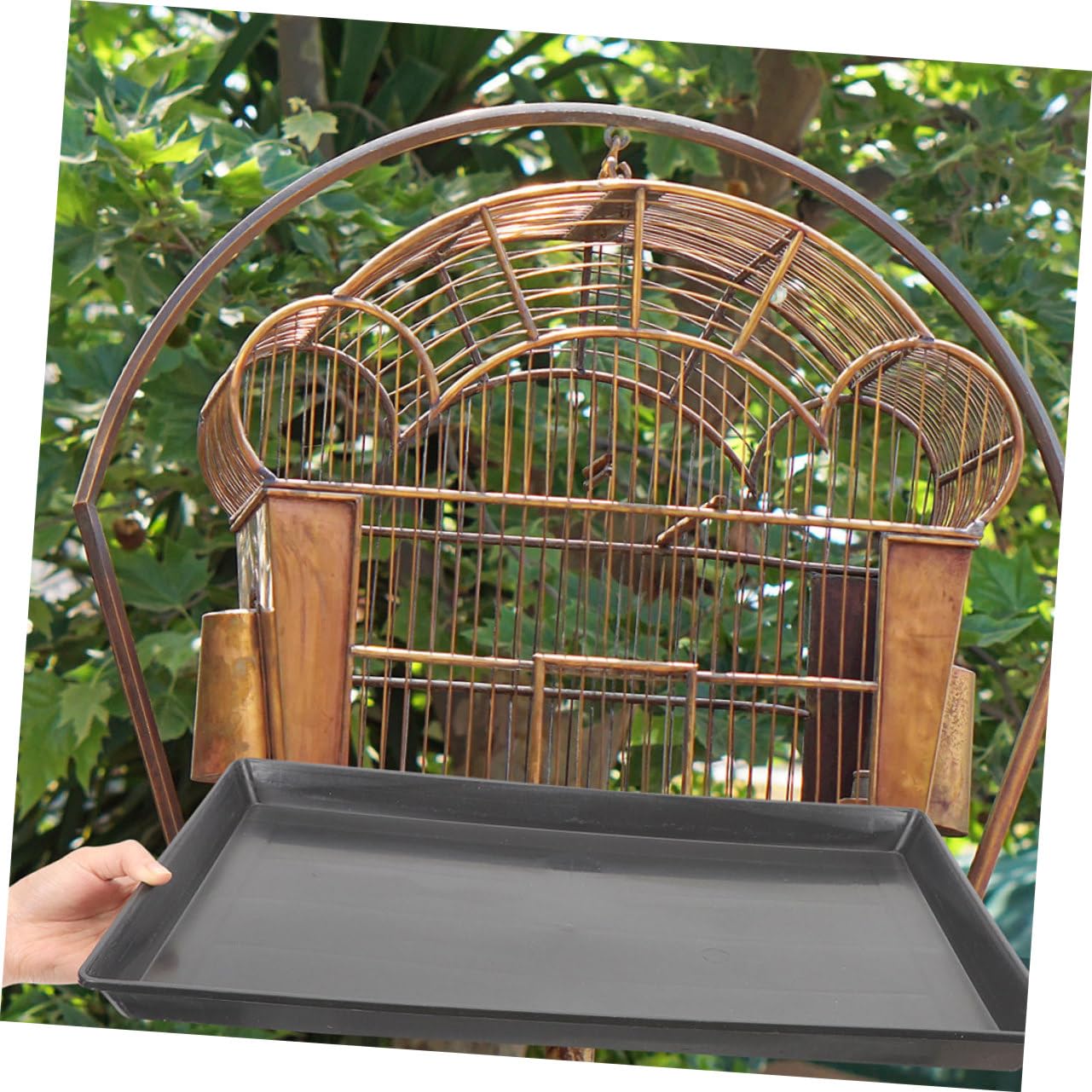 Plateau Plastique pour Cage De Chien Et Oiseau Remplacement De Fond De Cage Étanche Tray pour Animaux De Compagnie