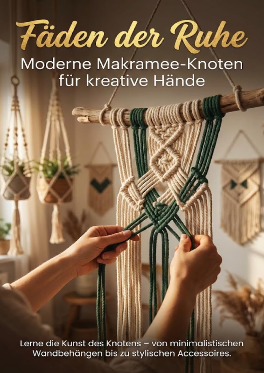 Fäden der Ruhe: Moderne Makramee-Knoten für kreative Hände: Lerne die Kunst des Knotens – von minimalistischen Wandbehängen bis zu stylischen Accessoires.