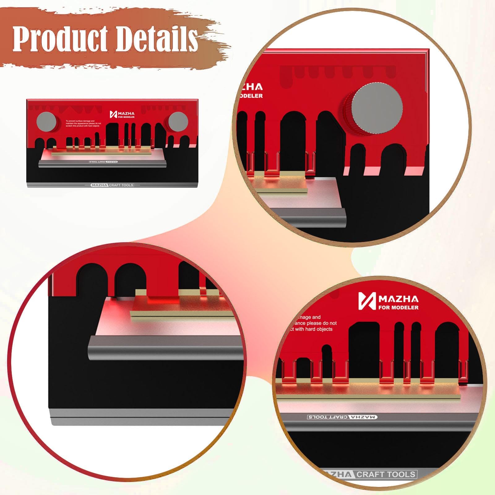 Bender Herramienta para Modelismo Dobladora de Partes Grabadas Banco Ergonómico Acero Adecuada para Aficionados Y Proyectos de Modelado, 17.7 X 9.1 X 3 Cm